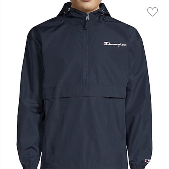 🐝Champion • Packable Jacket • Blue • Men’s Size Medium • Great Comdition - Picture 4 of 5